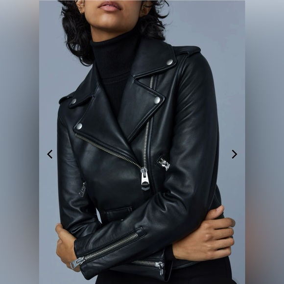 Baya Leather Biker Jacket - Picture 2 of 6